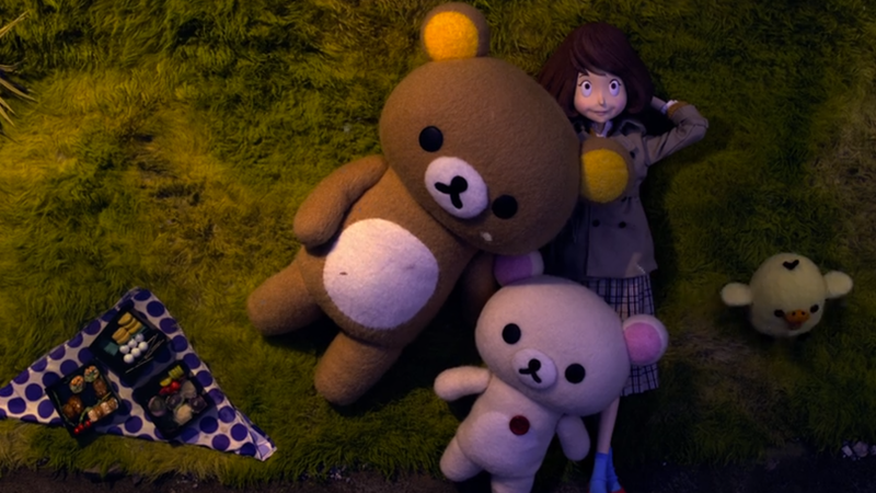 Sometimes the best friend in a world is a giant plush bear.